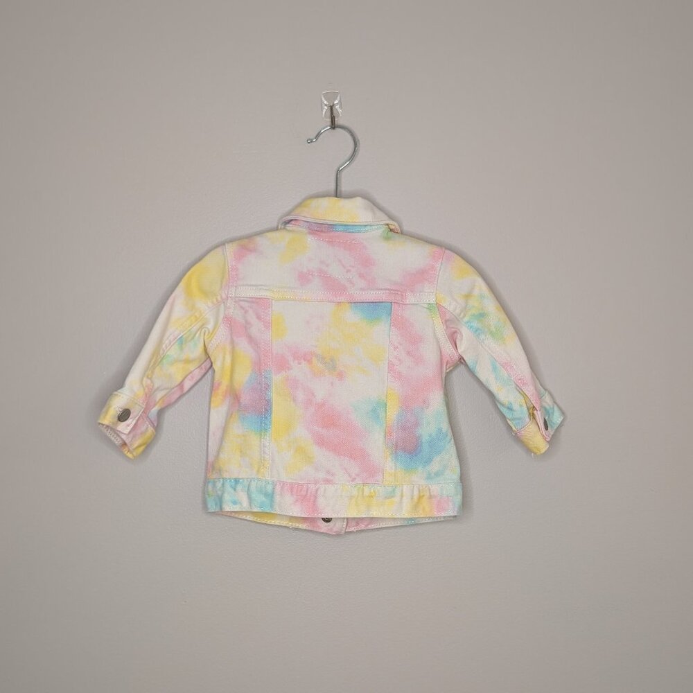 💚 2 for 20 💚 Old Navy Paster Tie Dye Jean Jacket - Picture 2 of 5